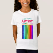 Genannter Artist: Farbzeichenstift oder -bleistift T-Shirt (Vorderseite)