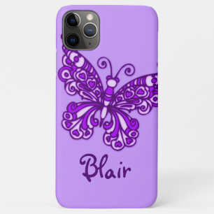 Genannter Schmetterling lila iPod-Kasten Case-Mate iPhone Hülle