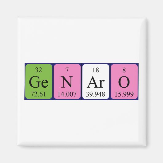 Genaro Periodenmagnet Magnet (Vorne)