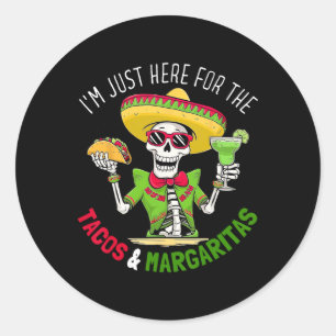 Genau hier für Tacos Margaritas 5 De Mayo Fiesta Runder Aufkleber
