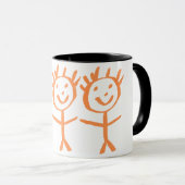 genau richtig tasse (VorderseiteRechts)