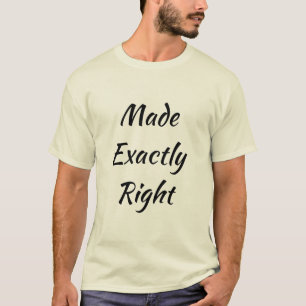 Genau richtiger männlicher T - Shirt