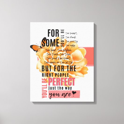 Genau so, wie Sie ein illustriertes Angebot haben Leinwanddruck (Vorderseite)