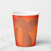 Genau Spuk: Katzen und Kürbis zu Halloween Pappbecher (Rückseite)