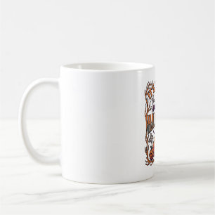 Genau Tage bis Halloween Kürbislaterne Fledermäuse Kaffeetasse
