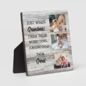 genau, wenn Großmas denken, dass ihre Werke jemand Fotoplatte (Vorderseite)