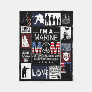 Genau wie eine normale Mama, nur viel Cooler Fleecedecke