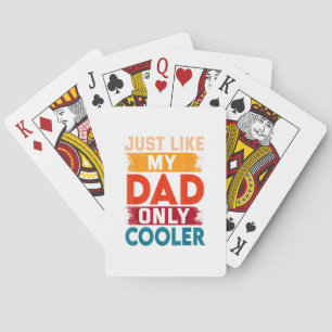 Genau wie mein Papa, nur cooler Spielkarten