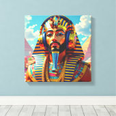 GENAU WIE PHARAOH TUT 4 LEINWANDDRUCK (Insitu (Holzboden))