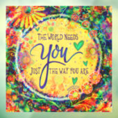 Genau wie Sie "Inspirivity"-Fensterheber Fensteraufkleber (Blatt 3)