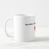 Genaue Illustration eines Atoms Kaffeetasse (Links)