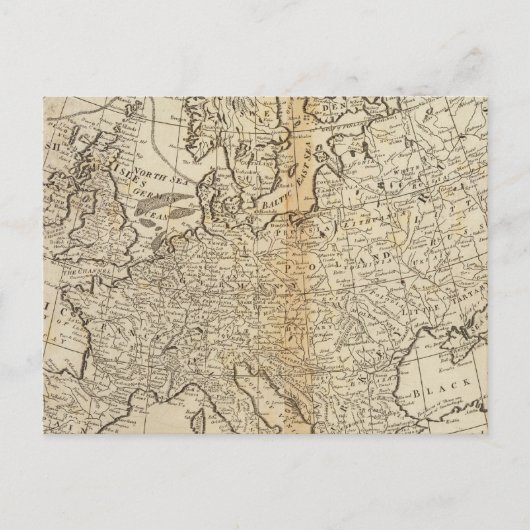 Genaue Karte Europas (Vorderseite)