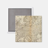 Genaue Karte Europas Magnet (Vorderseite/Rückseite)