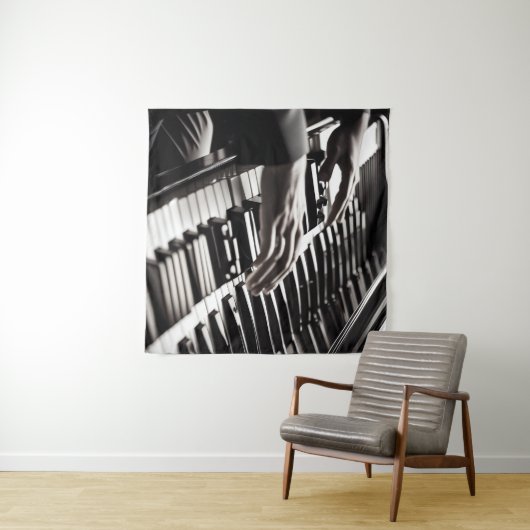 Genauigkeit in Bewegung 1 Wandteppich (Beispiel (Horizontal))