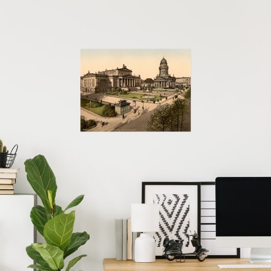 Gendarmenmarkt, Berlin, Deutschland Poster (Heimbüro)
