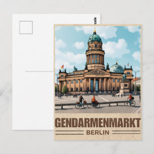 Gendarmenmarkt Berlin Platz - das Konzerthaus Postkarte
