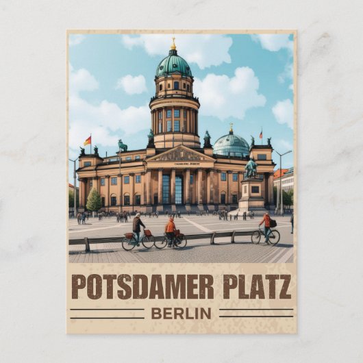 Gendarmenmarkt Berlin Platz - Potsdamer Platz Postkarte (Vorderseite)