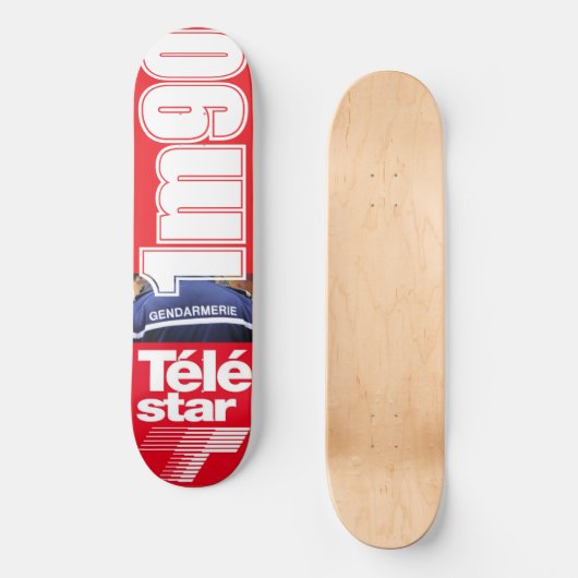 Gendarmerie 1m90 skateboard (Vorderseite)