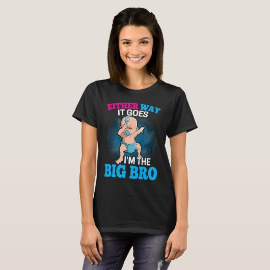 Gender Announcement Either Way it goes I'm The Bi T-Shirt (Vorne ganz)