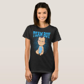 Gender Announcement  Team Boy Baby Party Reveal Pr T-Shirt (Vorne ganz)