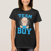Gender Announcement Team Boy Baby Party Reveal Pr T-Shirt (Vorderseite)