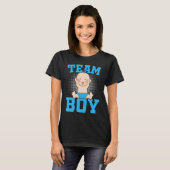 Gender Announcement  Team Boy Baby Party Reveal Pr T-Shirt (Vorne ganz)