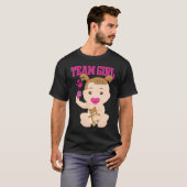 Gender Announcement  Team Girl Baby Party Reveal P T-Shirt (Vorne ganz)