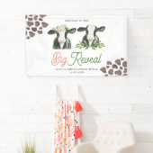 Gender der Kuh offenbart großes Banner (Insitu)
