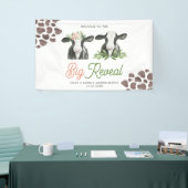 Gender der Kuh offenbart großes Banner (Messeveranstaltung)