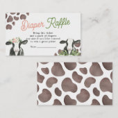 Gender der Kuh-Raffelkarte Begleitkarte (Vorne/Hinten)