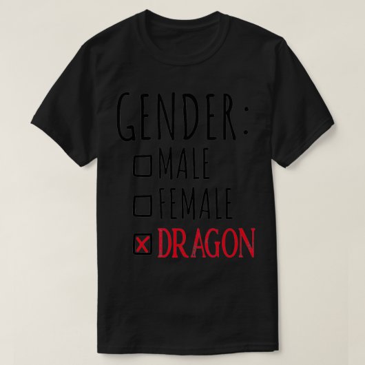Gender Dragon T-Shirt (Design vorne)