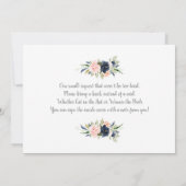 Gender-Enthüllung Einladung (Rückseite)