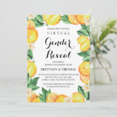 Gender-Enthüllung Einladung für benutzerdefinierte (Stehend Vorderseite)