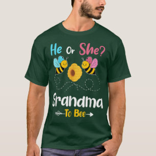 Gender-Enthüllung: Er oder sie Oma, um Baby Announ T-Shirt