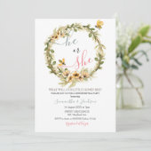 Gender-Enthüllung: Er oder sie war eine Einladung (Stehend Vorderseite)