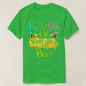 Gender-Enthüllung, was er oder sie sein wird T-Shirt (Design vorne)