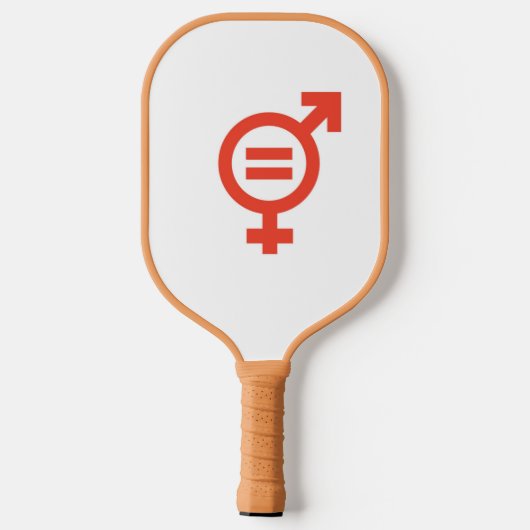 Gender Equality Pickleball Schläger (Rückseite)