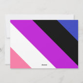 Gender Fluid Gratulation Weihnachten Weihnachtskar (Rückseite)