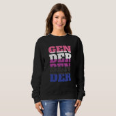 Gender Fluid Non Binary - Pride Neutral Gender Ben Sweatshirt (Vorne ganz)