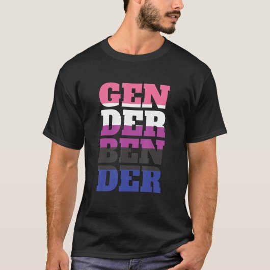 Gender Fluid Non Binary - Pride Neutral Gender Ben T-Shirt (Vorderseite)
