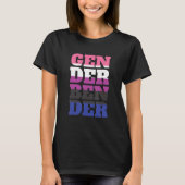 Gender Fluid Non Binary - Pride Neutral Gender Ben T-Shirt (Vorderseite)