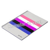 Gender Fluid Pride Notebook Notizblock (Linke Seite)