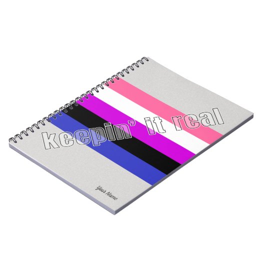 Gender Fluid Pride Notebook Notizblock (Linke Seite)