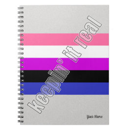 Gender Fluid Pride Notebook Notizblock