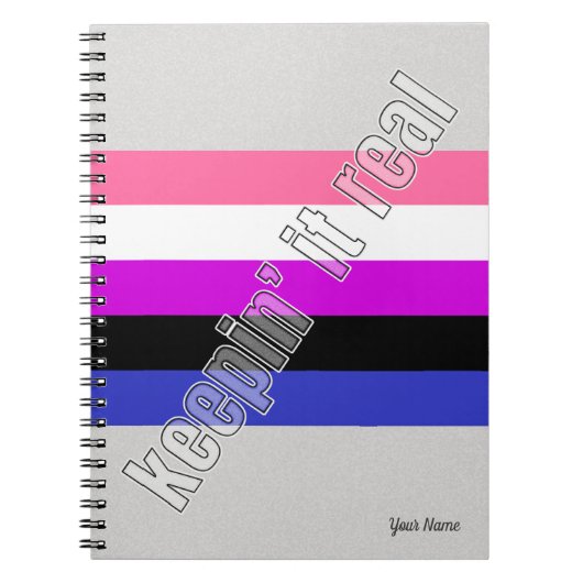 Gender Fluid Pride Notebook Notizblock (Vorderseite)