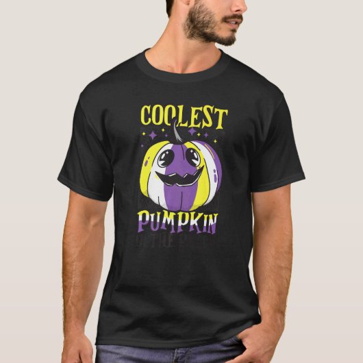 Gender Fluidity Coolest Pumpkin In The Patch Non B T-Shirt (Vorderseite)