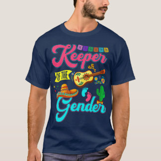 Gender Guitar Gender Reveal Cinco de T-Shirt