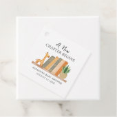 Gender Neutral A New Chapter Begins Baby Shower Geschenkanhänger (Beispiel)