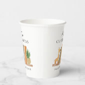 Gender Neutral A New Chapter Begins Baby Shower Pappbecher (Rechts)