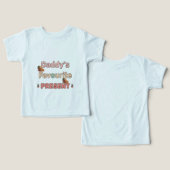 Gender-Neutral Baby Shirt • Cute Personalized (Design Vorderseite & Rückseite)